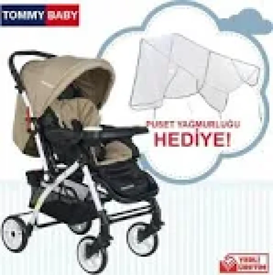 Tommybaby Eagle Alüminyum Lüx Çift Yönlü Bebek Arabası Puset