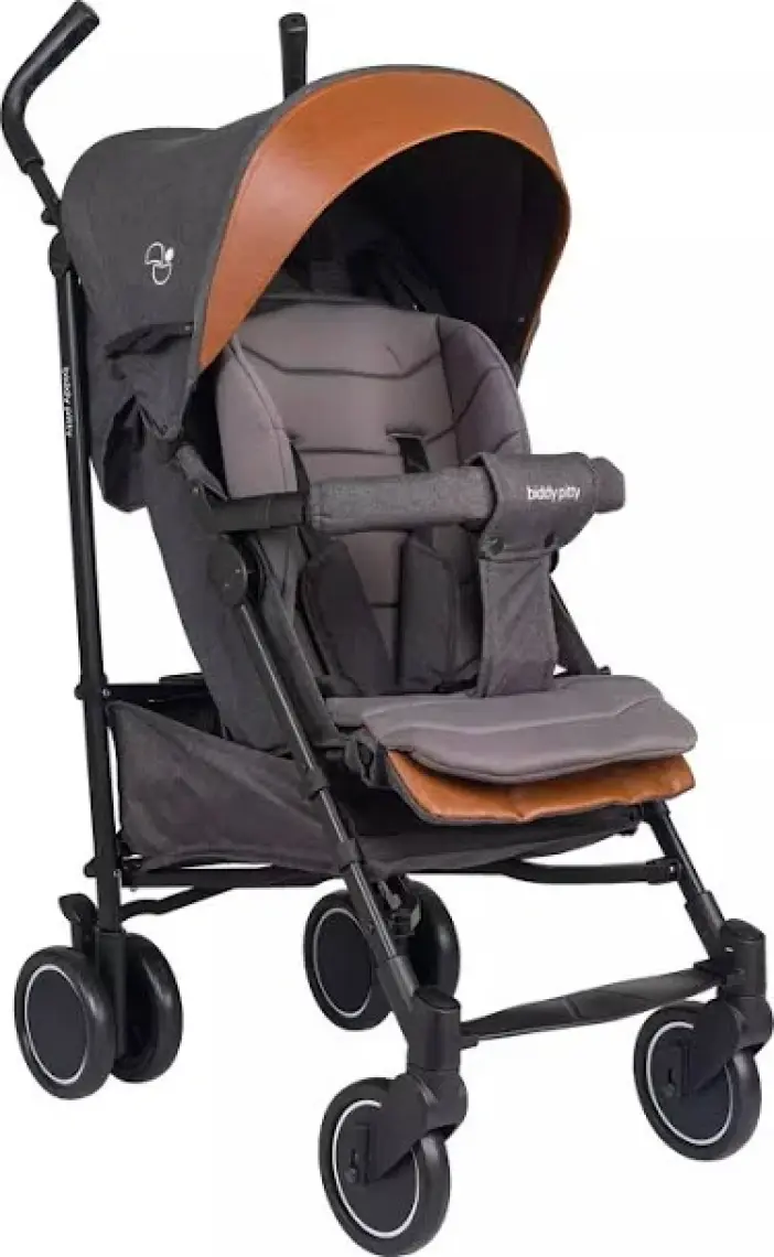 Biddy Pitty Picco Alüminyum Baston Bebek Arabası - Sand Melange, Ultra Hafif, 3 Yıl Garantili