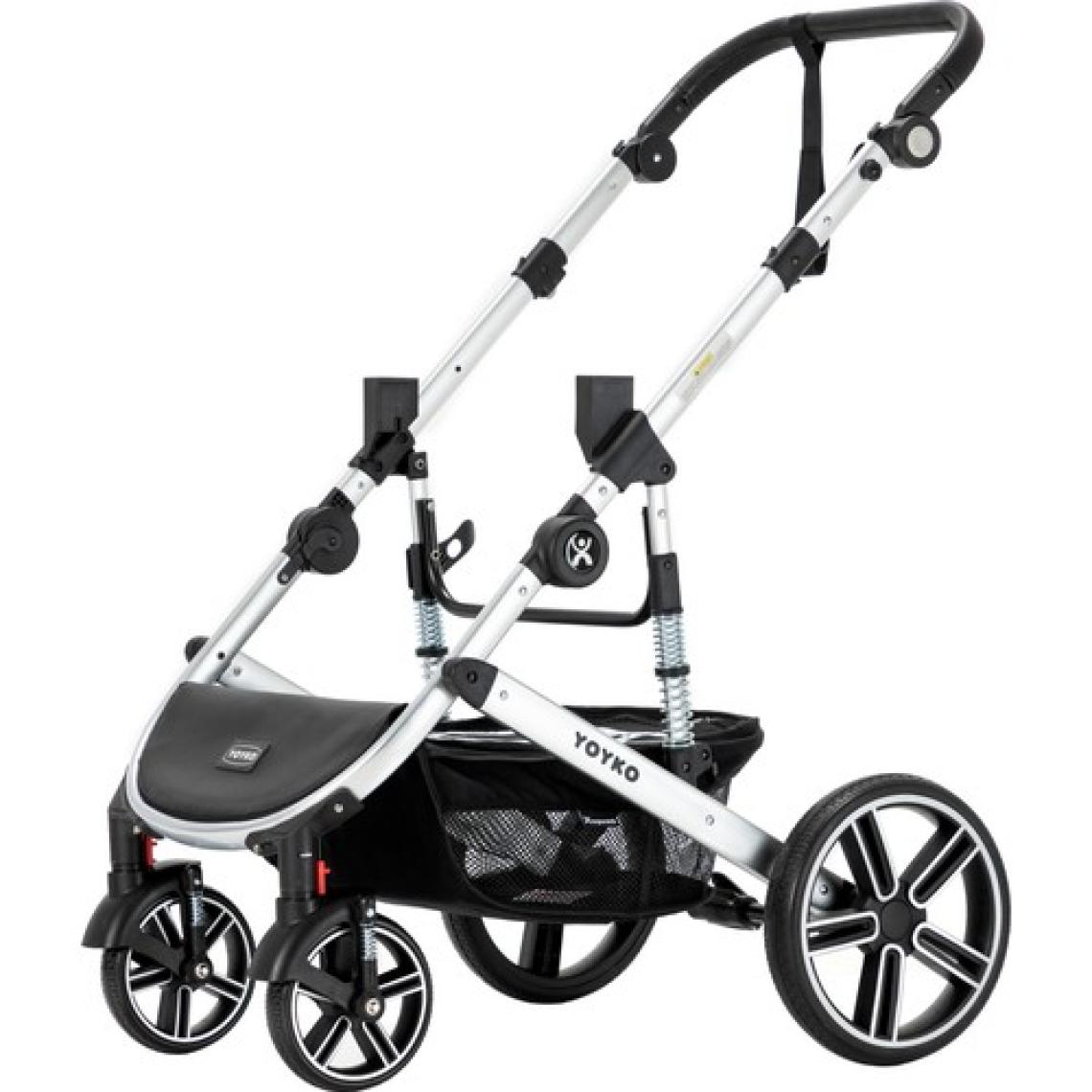Yoyko Ultimate Travel Sistem Bebek Arabası 3 İn 1 Gri Silver