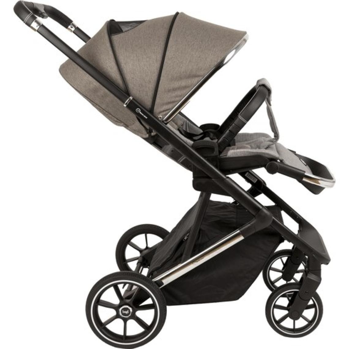 Bagi Nanofold 3 Black Travel Sistem Bebek Arabası Light Grey