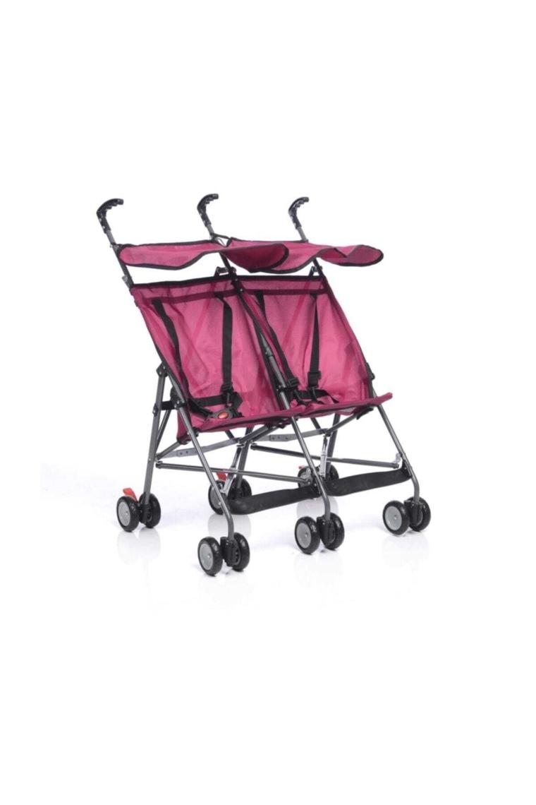 Aldeba 3030 İkiz Bebek Arabası - Fuşya
