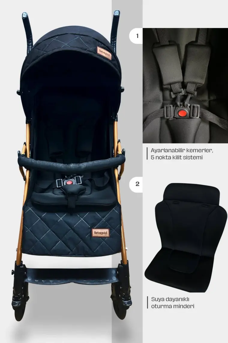 Bebegold Lux Baston Bebek Arabası