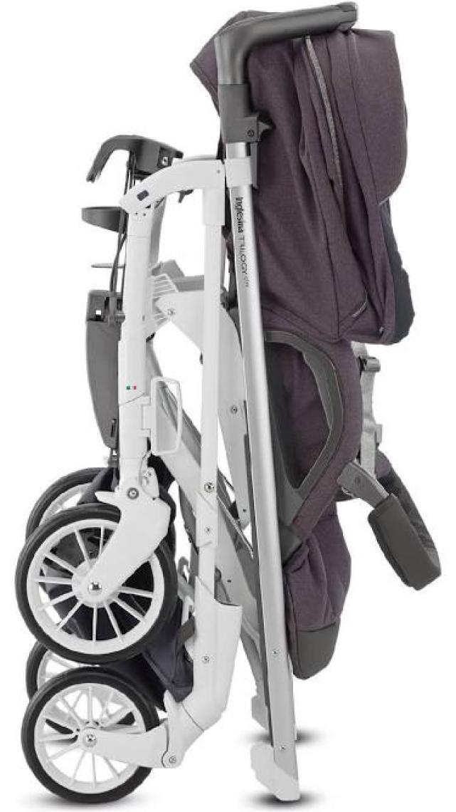 Inglesina Trilogy Tek El Tek Hamle ile Katlanıp Açılan Çift Yön Bebek Arabası - Marron Glace