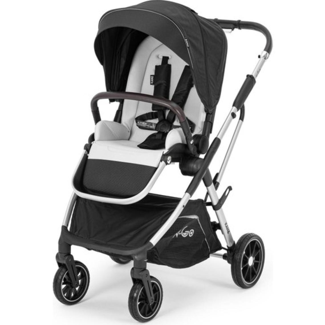 Kanz N-Go Tek Elle Katlanabilen Çift Yönlü Seyahat Travel Sistem Bebek Arabası Siyah