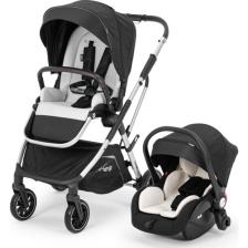 Kanz N-Go Tek Elle Katlanabilen Çift Yönlü Seyahat Travel Sistem Bebek Arabası Siyah