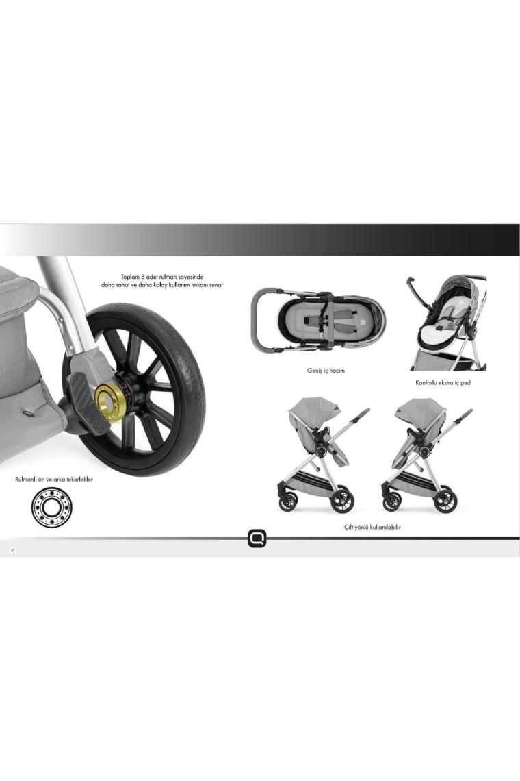 Jusso Quard Comfy Travel Sistem Bebek Arabası