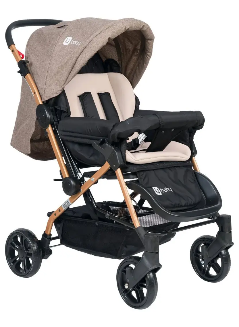 4 Baby Olympus Bebek Arabası Gold/kahve