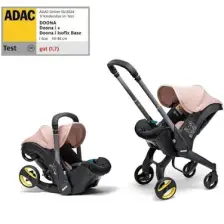 Doona I Bebek Arabasına Dönüşen Tekerlekli gr 0 Ana Kucağı Oto Koltuğu - Blush Pink