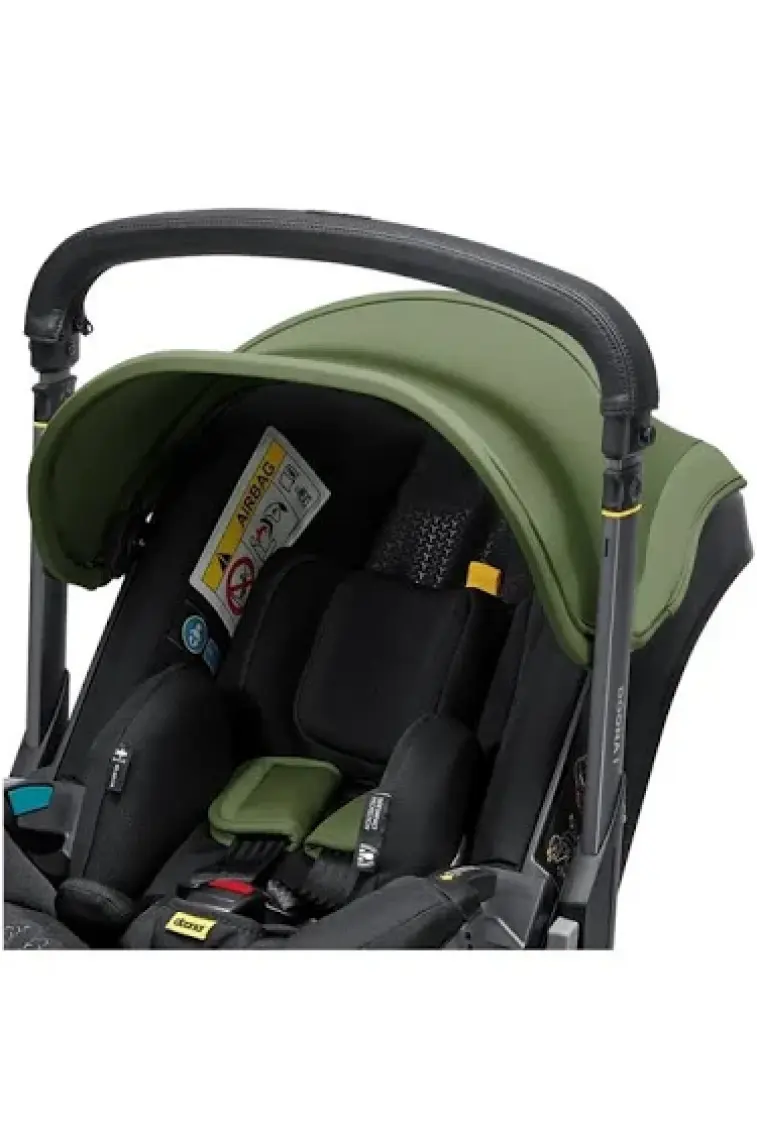 Doona İ Bebek Arabasına Dönüşen Tekerlekli Gr 0 İSize Ana Kucağı Oto Koltuğu - Desert Green