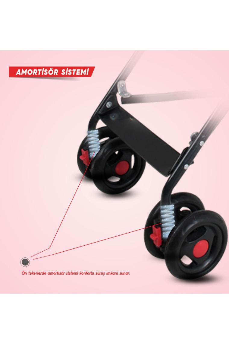 Rival Tokyo Hafif Baston Bebek Arabası RV108 Bordo