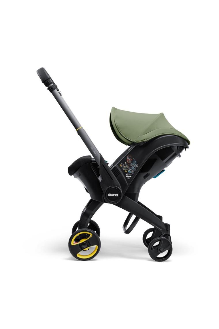 Doona İ Bebek Arabasına Dönüşen Tekerlekli Gr 0 İSize Ana Kucağı Oto Koltuğu - Nitro Black
