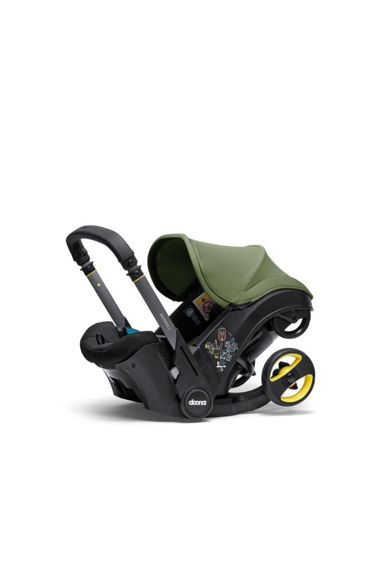 Doona İ Bebek Arabasına Dönüşen Tekerlekli Gr 0 İSize Ana Kucağı Oto Koltuğu - Nitro Black