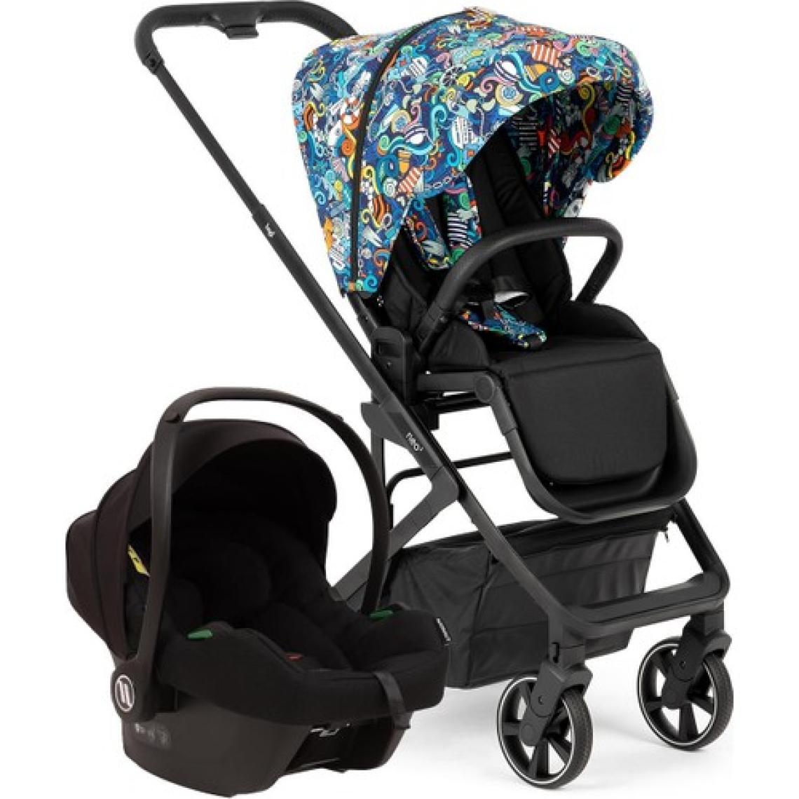 Bagi Neo 2 Cosmo Travel Sistem Bebek Arabası Multicolor - Black