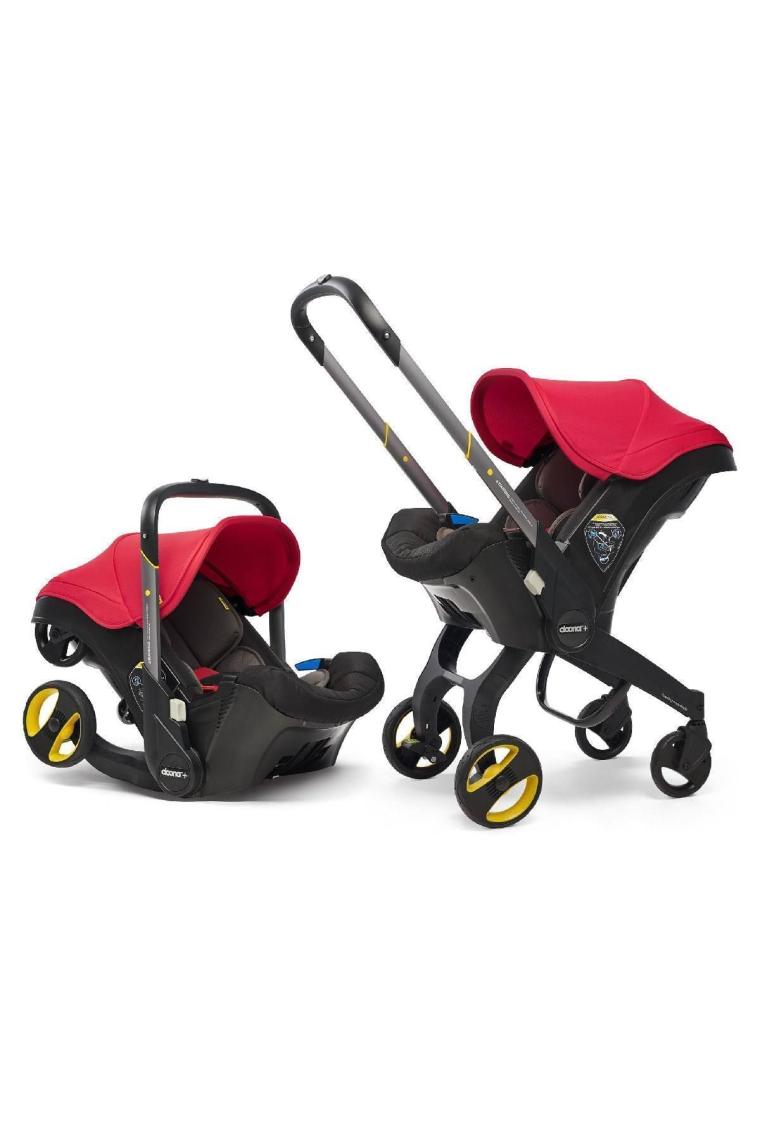 Doona+ Bebek Arabasına Dönüşen Tekerlekli Gr 0 Ana Kucağı Oto Koltuğu - Flame Red