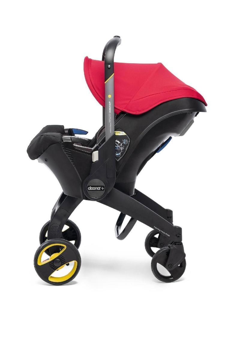 Doona+ Bebek Arabasına Dönüşen Tekerlekli Gr 0 Ana Kucağı Oto Koltuğu - Flame Red