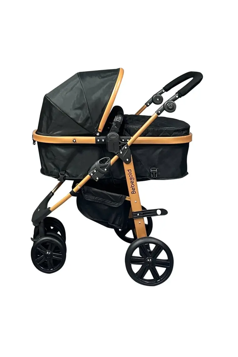 Bebegold Classic Black Travel Sistem Bebek Arabası
