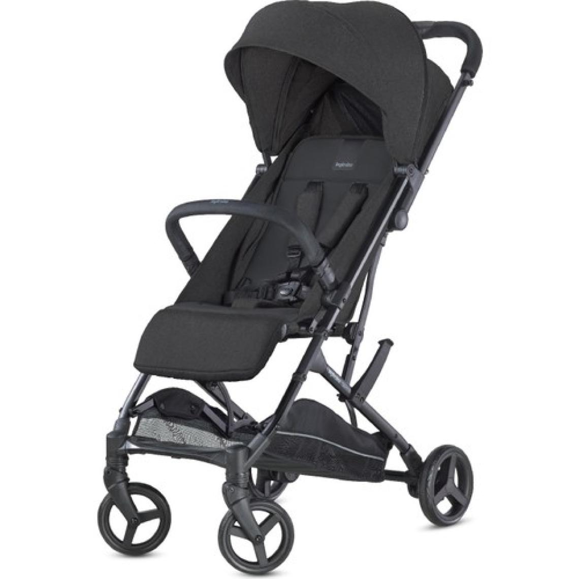 Inglesina Sketch Tek El Tek Hamle ile Katlanıp Açılan Bebek Arabası - Black