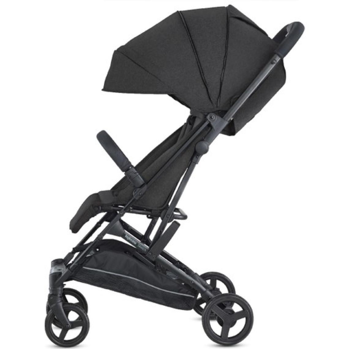 Inglesina Sketch Tek El Tek Hamle ile Katlanıp Açılan Bebek Arabası - Black