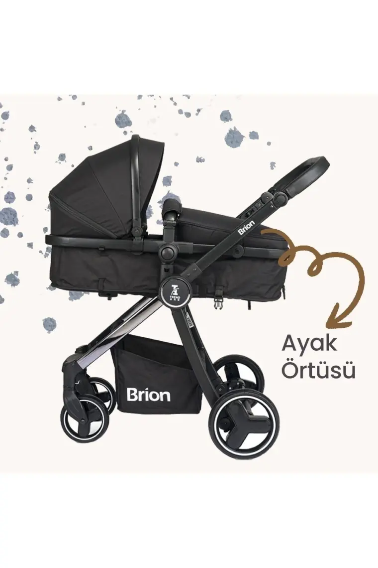 Brion Trendone Travel Sistem Bebek Arabası Antrasit