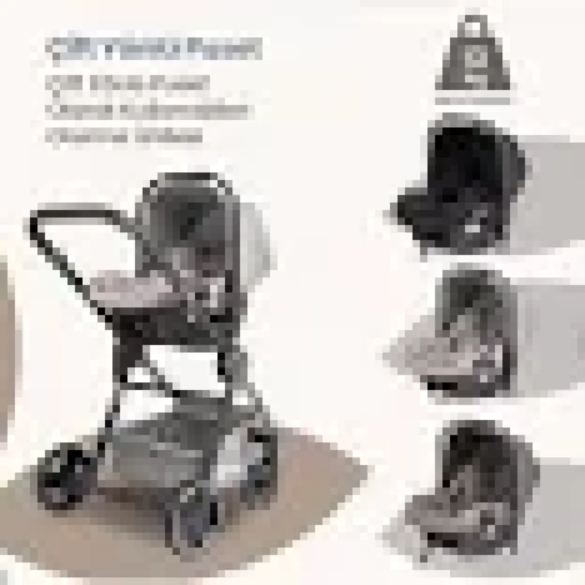 Brion Trendone Travel Sistem Bebek Arabası Antrasit