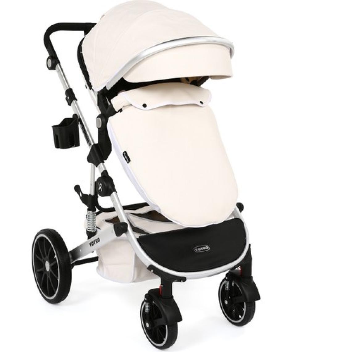 Yoyko Capsule Egg Travel Sistem Bebek Arabası Beyaz Silver