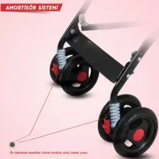 Rival Tokyo Hafif Baston Bebek Arabası RV108 Siyah