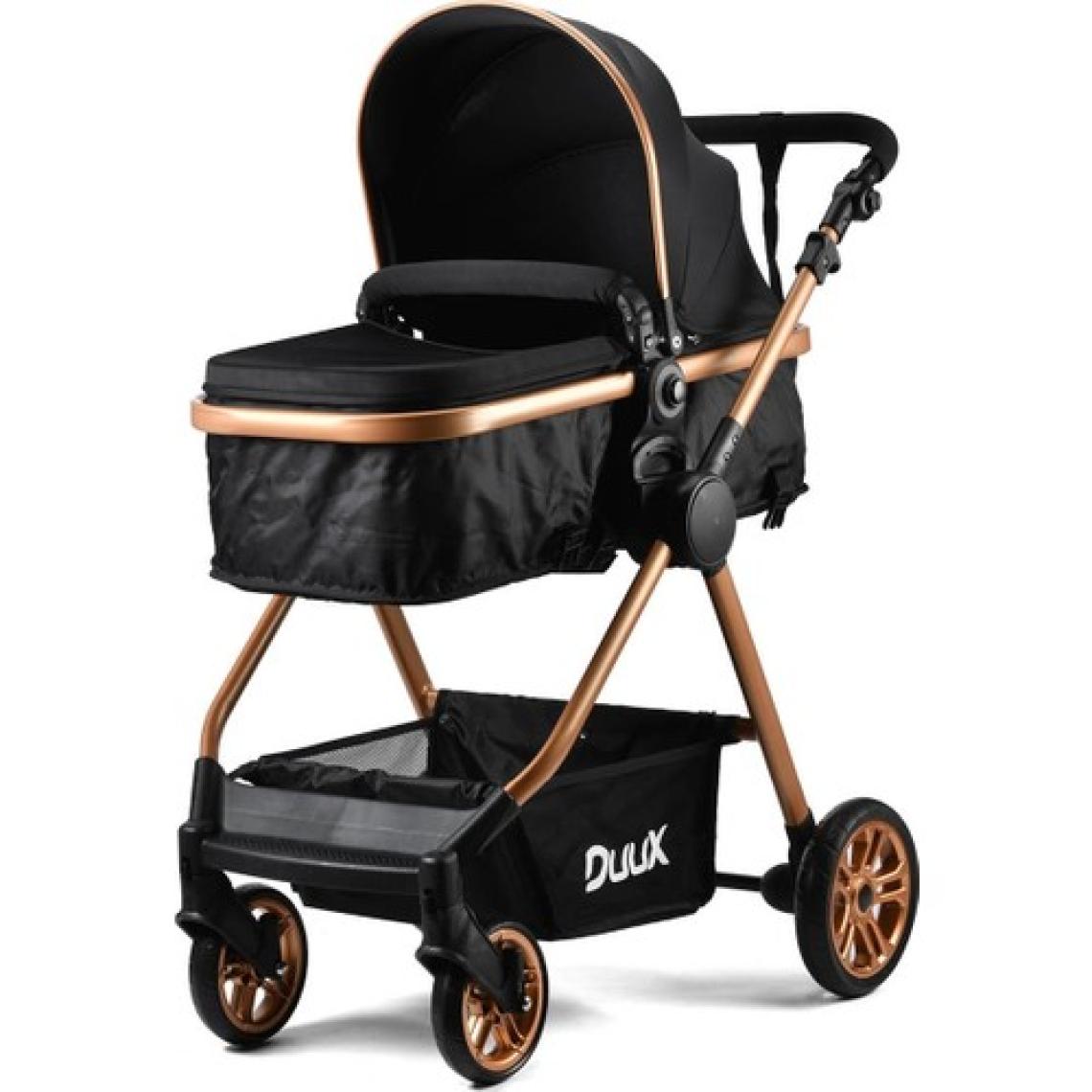 Duux Apex Travel Sistem Bebek Arabası Gold Siyah