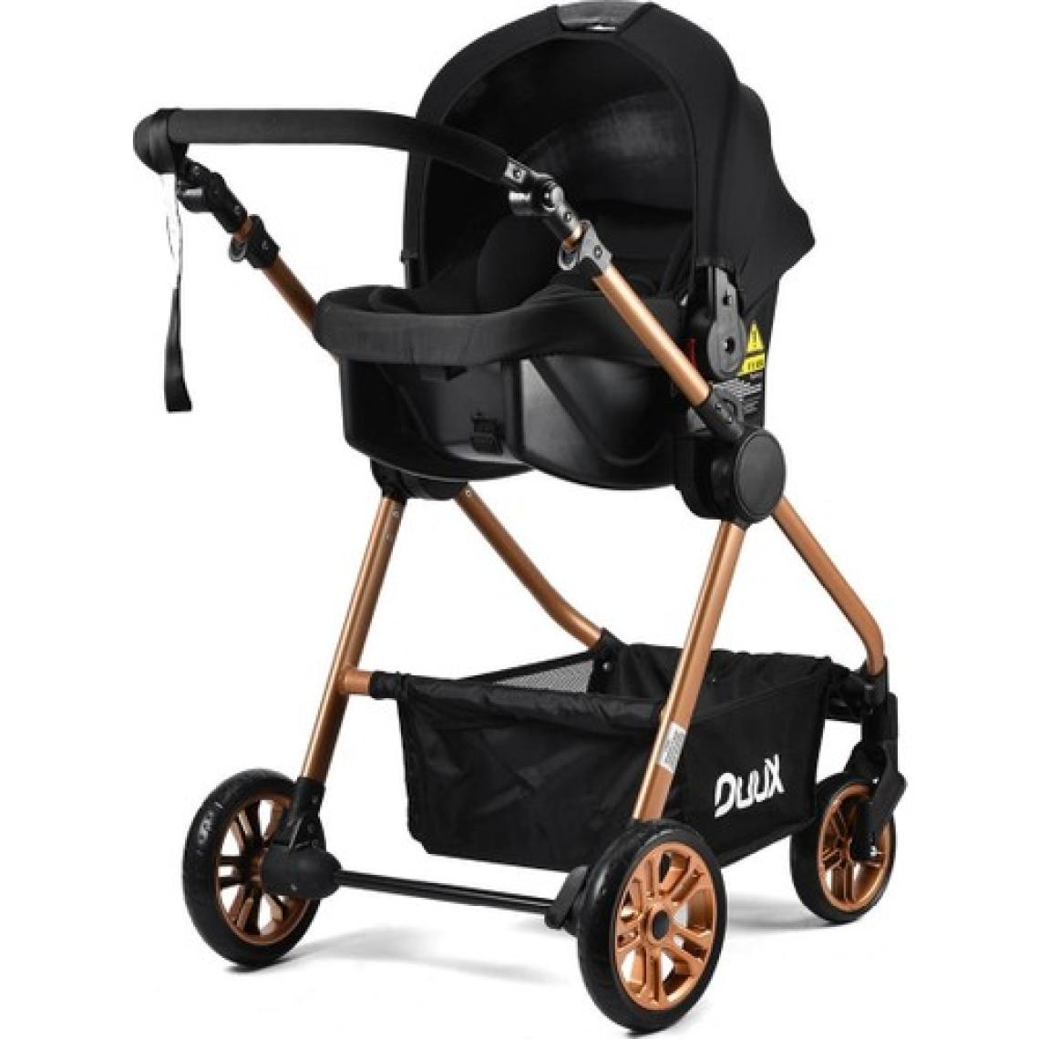 Duux Apex Travel Sistem Bebek Arabası Gold Siyah