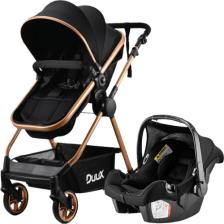 Duux Apex Travel Sistem Bebek Arabası Gold Siyah