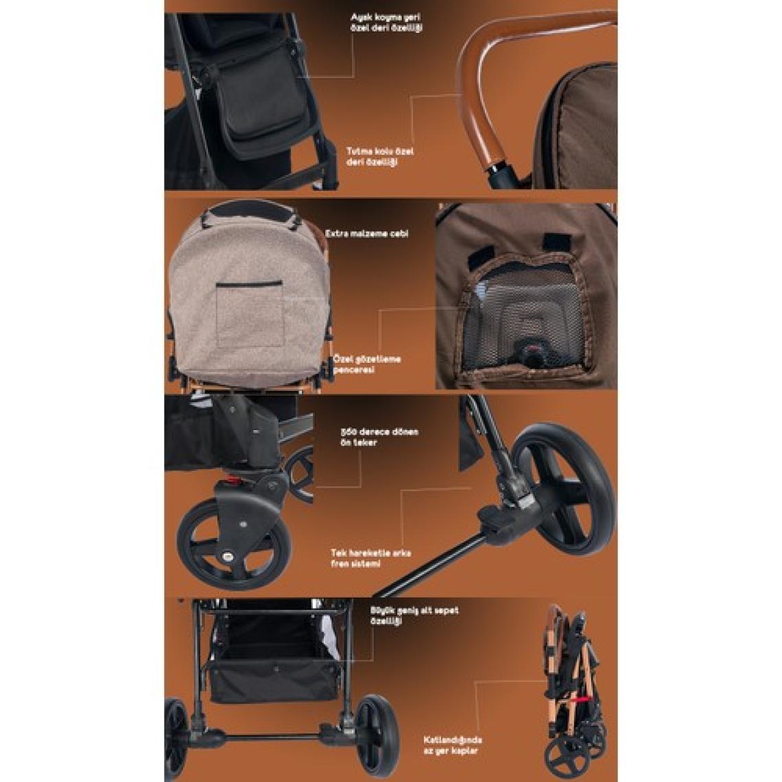 Baby Home 810 XTİ Çift Yönlü Bebek Arabası