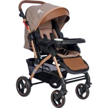 4 Baby Active Plus Çift Yönlü Bebek Arabası Kahve