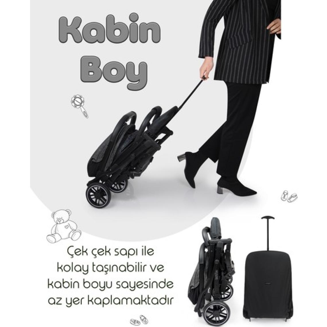 Prego Lotus Tek Elle Katlanabilir Kabin Boy Bebek Arabası