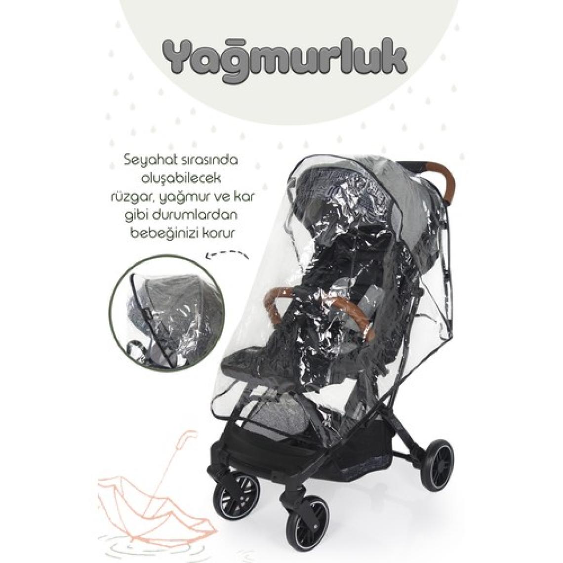 Prego Lotus Katlanabilir Kabin Boy Travel Bebek Arabası