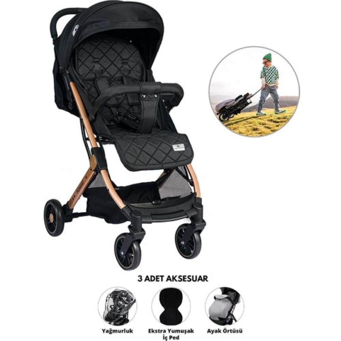Lorelli Fiorano Kabin Boy Bebek Arabası - Black