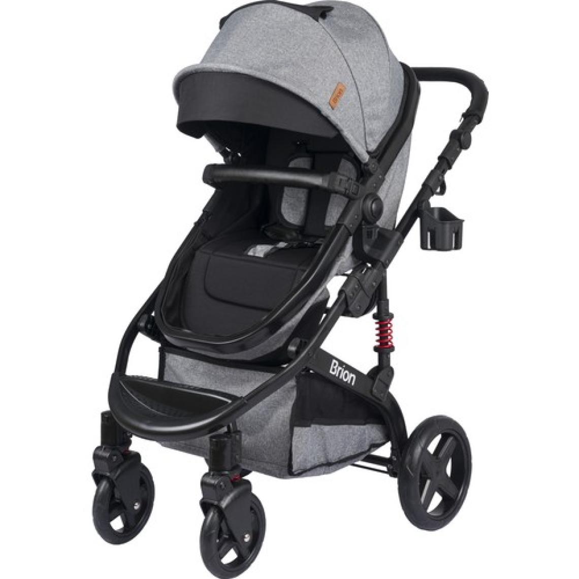 Brion Mila 4 In 1 Çift Yönlü Travel Sistem Bebek Arabası Siyah Gri