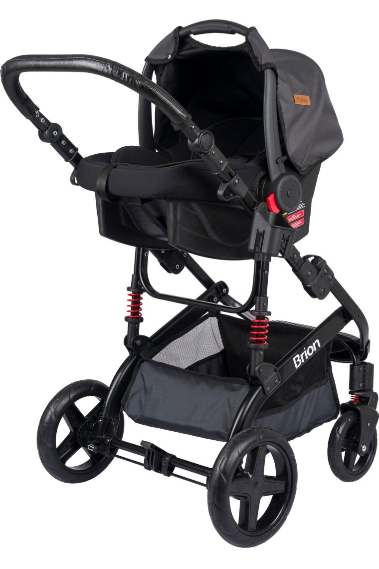 Brion Mila 4 In 1 Çift Yönlü Travel Sistem Bebek Arabası Siyah Füme