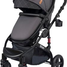 Brion Mila 4 In 1 Çift Yönlü Travel Sistem Bebek Arabası Siyah Füme