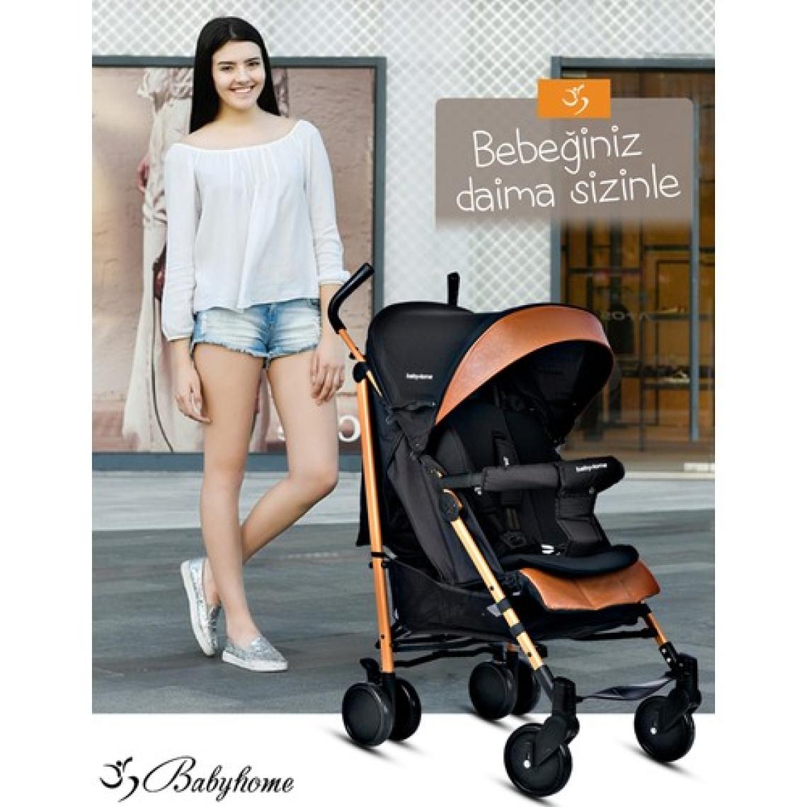 Baby Home 107 Clark Tam Yatar Alüminyum Bilyeli Teker Baston Bebek Arabası