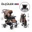 Tommybaby Tornado Plus Gold Alüminyum Lüx Çift Yönlü Bebek Arabası Puset