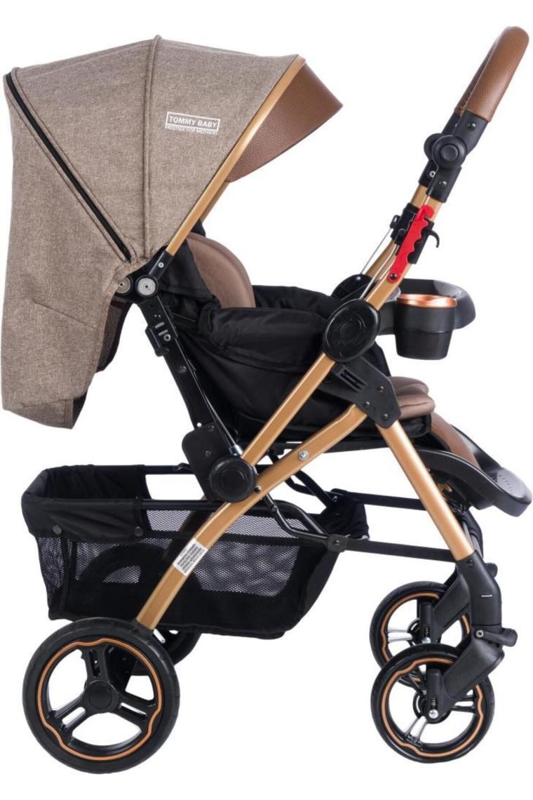 Tommybaby Tornado Plus Gold Alüminyum Lüx Çift Yönlü Bebek Arabası Puset