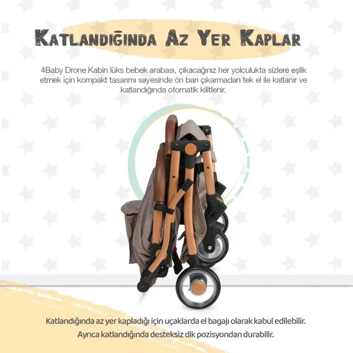 4 Baby AB460 Active Gold Travel Sistem Bebek Arabası