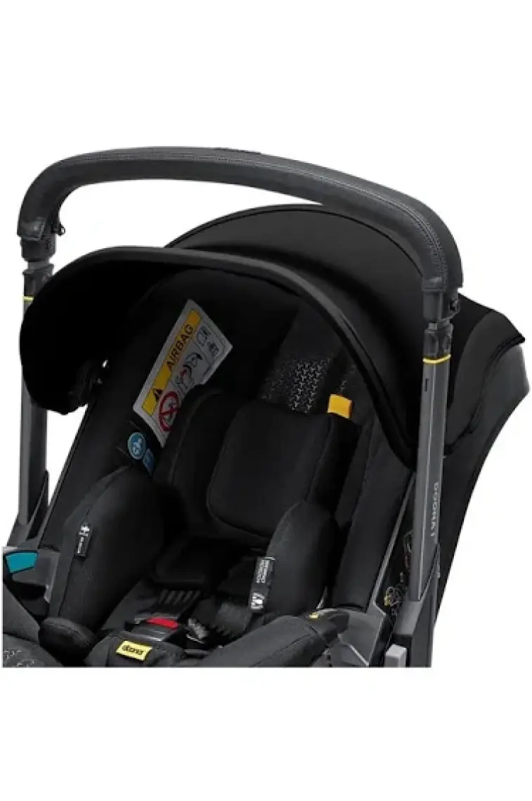 Doona İ Bebek Arabasına Dönüşen Tekerlekli Gr 0 İSize Ana Kucağı Oto Koltuğu - Nitro Black