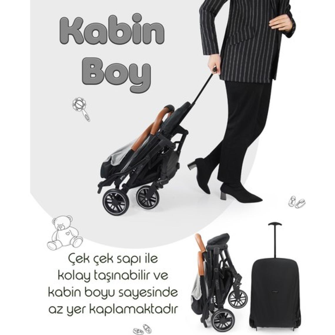 Prego Lotus Tek Elle Katlanabilir Kabin Boy Bebek Arabası