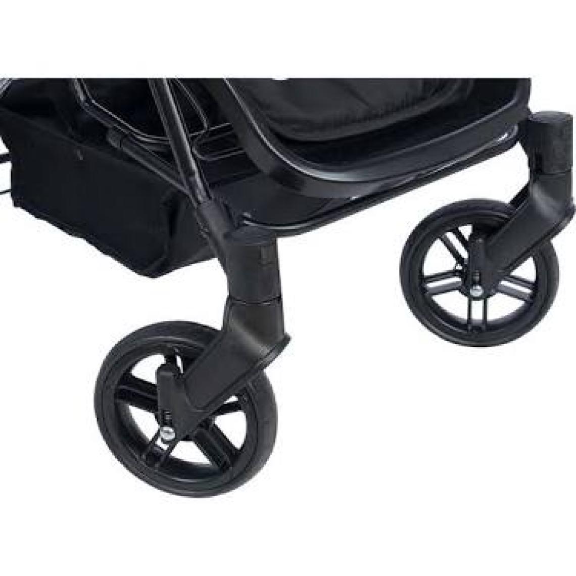 4 Baby Olympus Siyah Çift Yönlü Bebek Arabası Gri