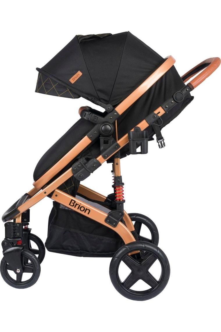 Brion Mila 4 In 1 Çift Yönlü Travel Sistem Bebek Arabası Gold  Siyah