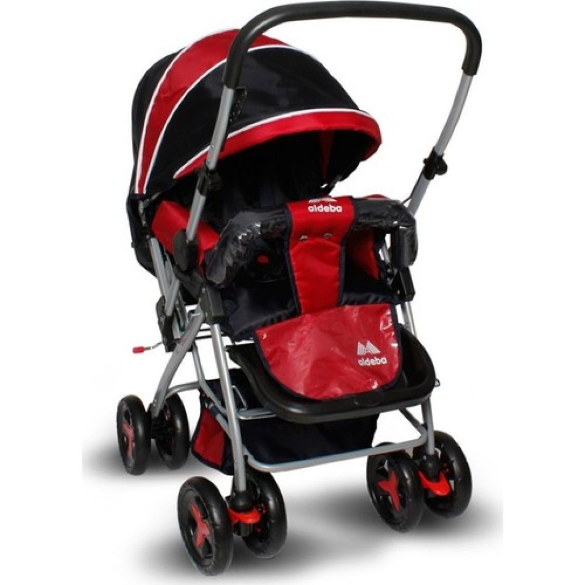 Aldeba 8028 Çift Yönlü Bebek Arabası Kırmızı
