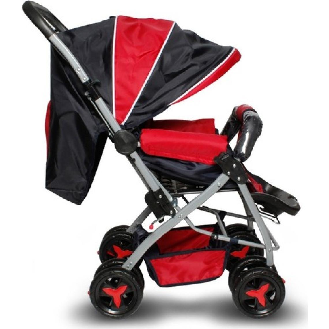 Aldeba 8028 Çift Yönlü Bebek Arabası Kırmızı