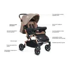 4 Baby Olympus Gold Çift Yön Bebek Arabası