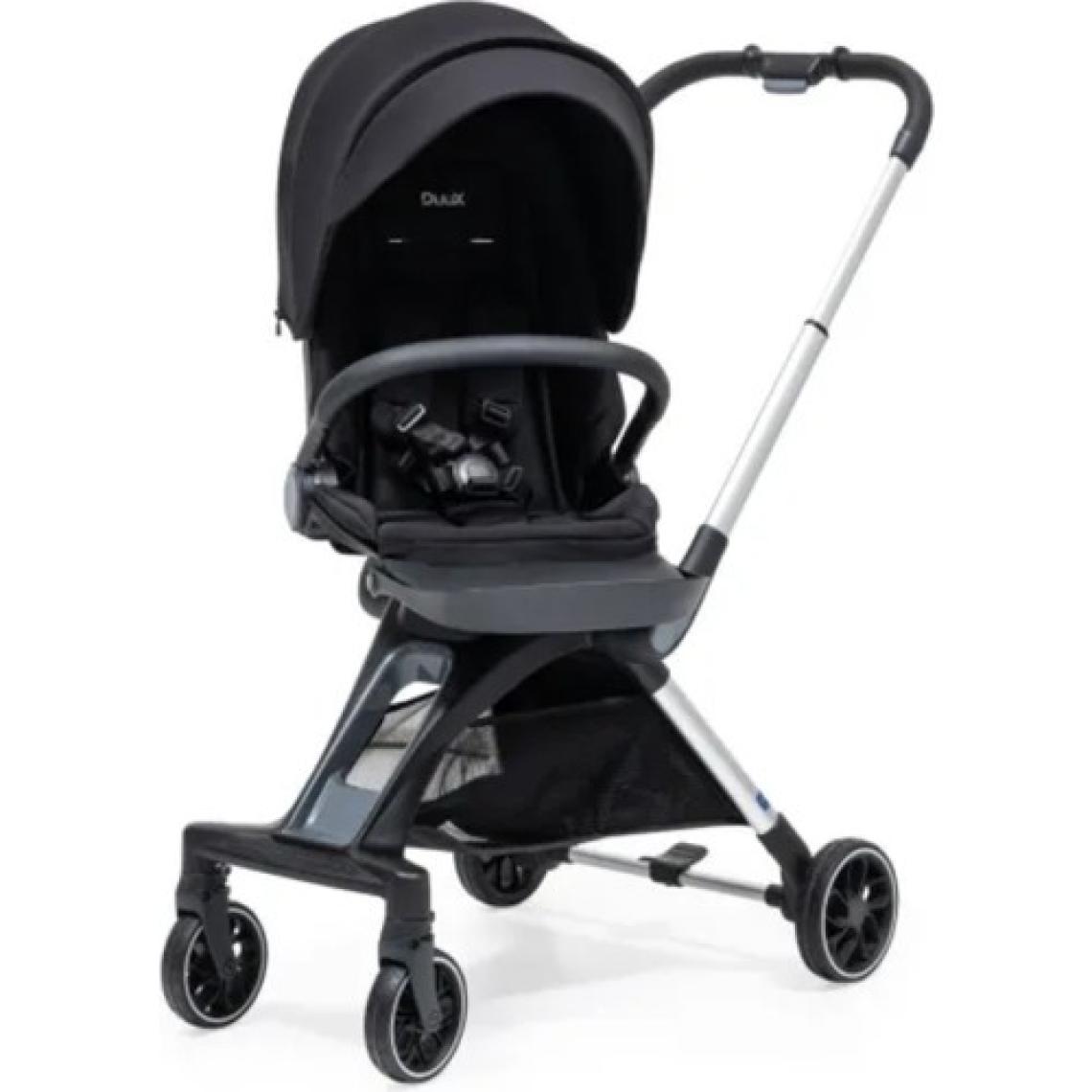 Duux Pro 360 Derece Dönebilen Çift Yönlü Travel Sistem Bebek Arabası Black