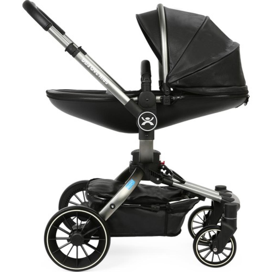 Yoyko Spin 360 Derece Dönebilen Bebek Arabası Siyah Gri Kasa